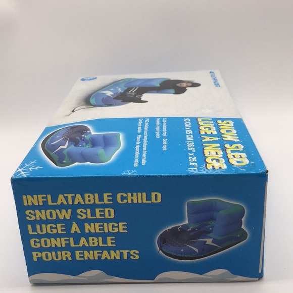 Inflatable Infant Child Baby Sleigh Winter Snow Sled Toboggan - Picture 4 of 8